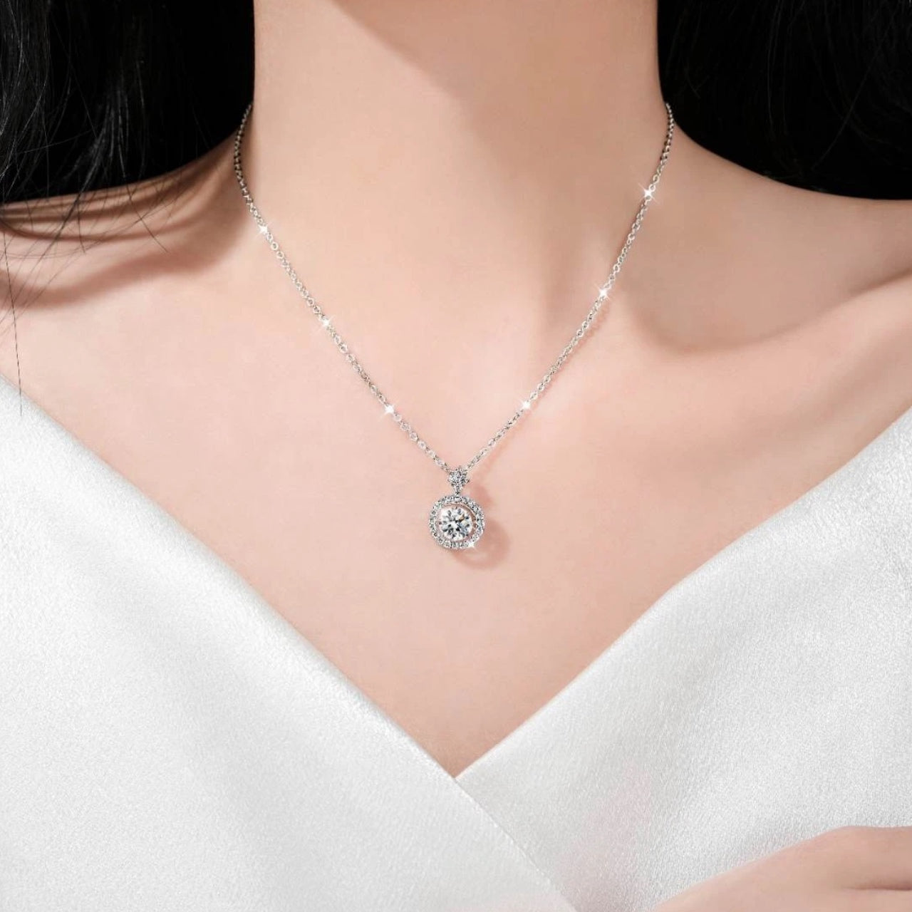 Magnolia Necklace | Sterling Silver