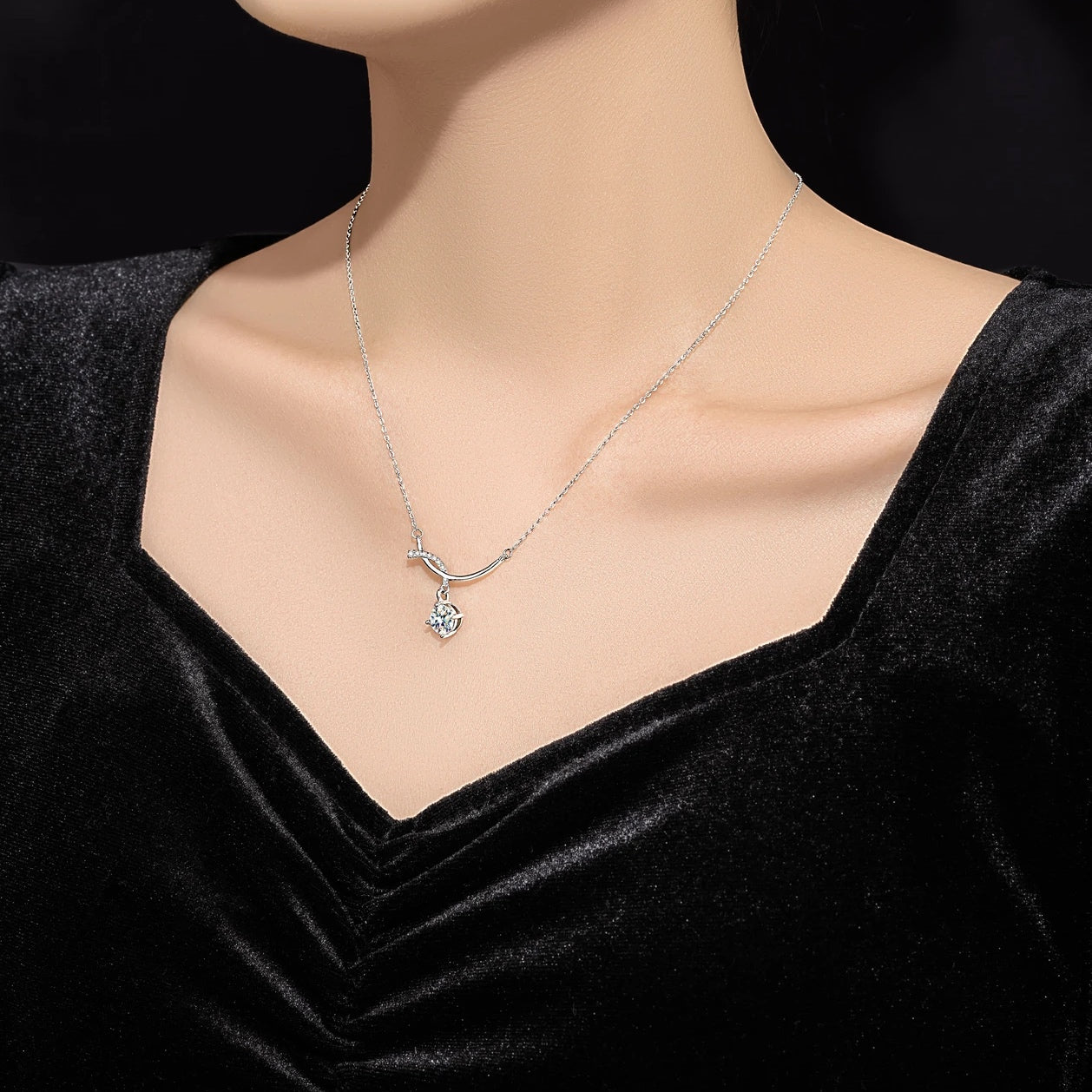 Natalie Necklace | Sterling Silver