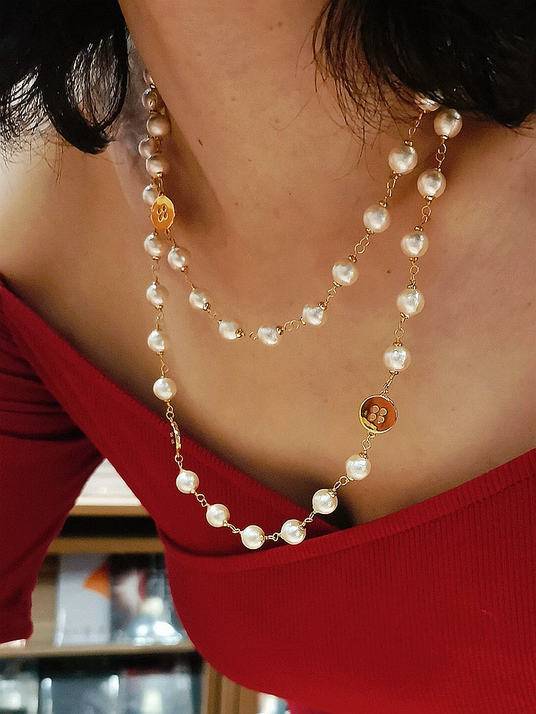 Alma Necklace | 24k Gold Plated