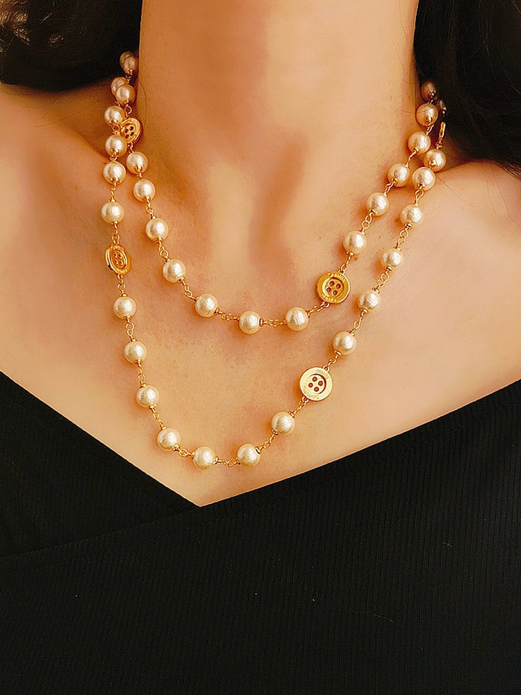 Alma Necklace | 24k Gold Plated