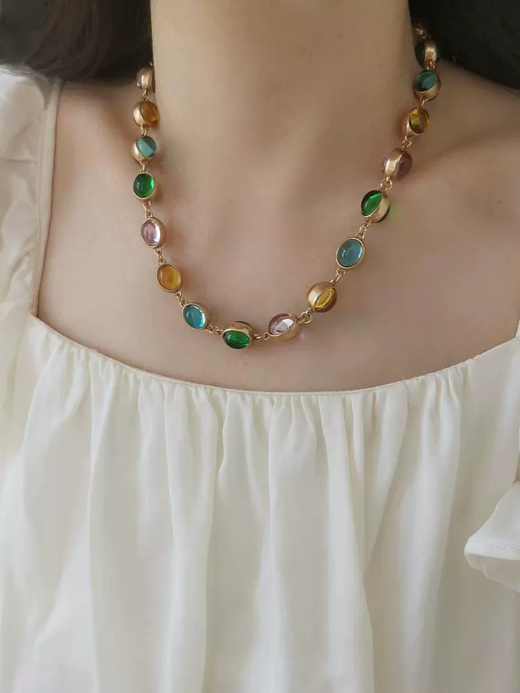 Audrey Necklace Set | 24k Gold Plated