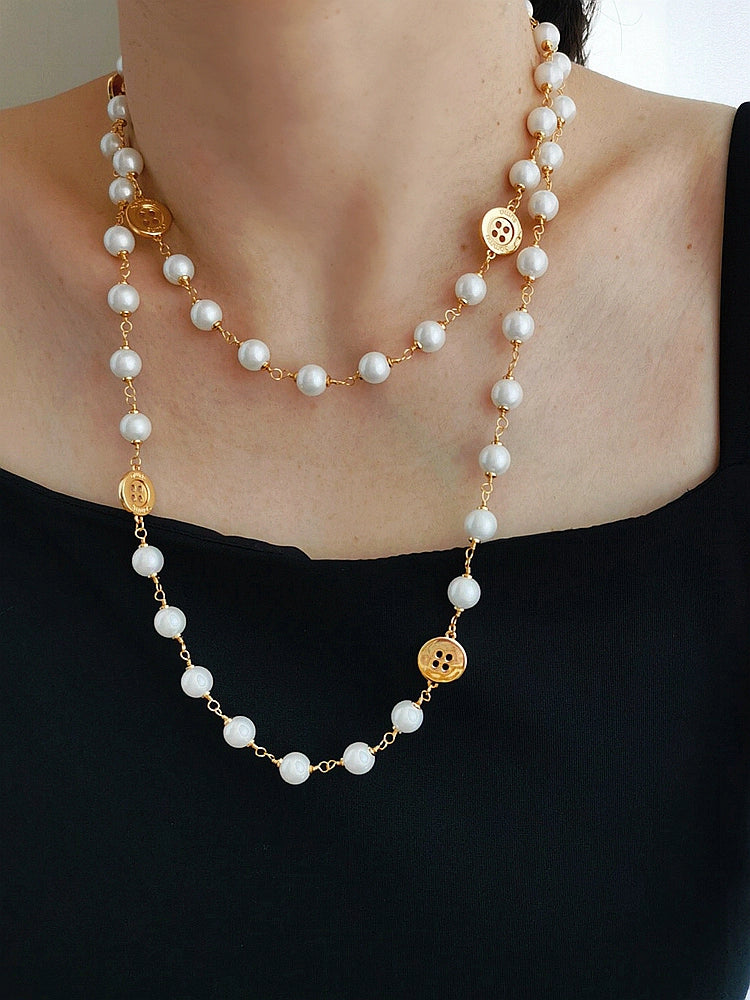 Alma Necklace | 24k Gold Plated