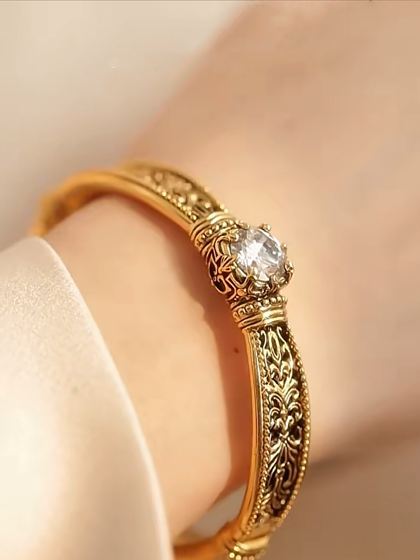 Augustina Bracelet | 24k Gold Plated