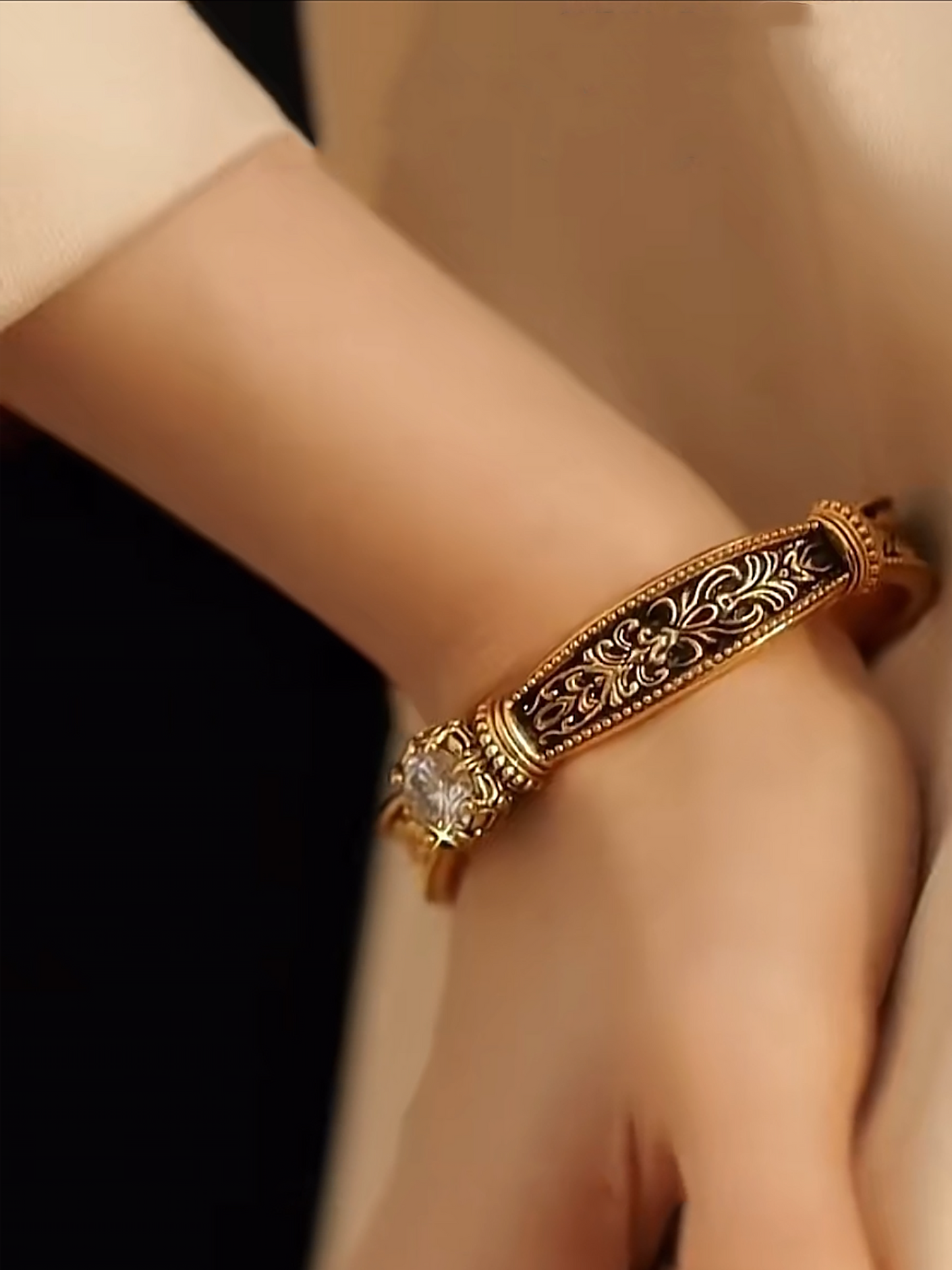 Augustina Bracelet | 24k Gold Plated