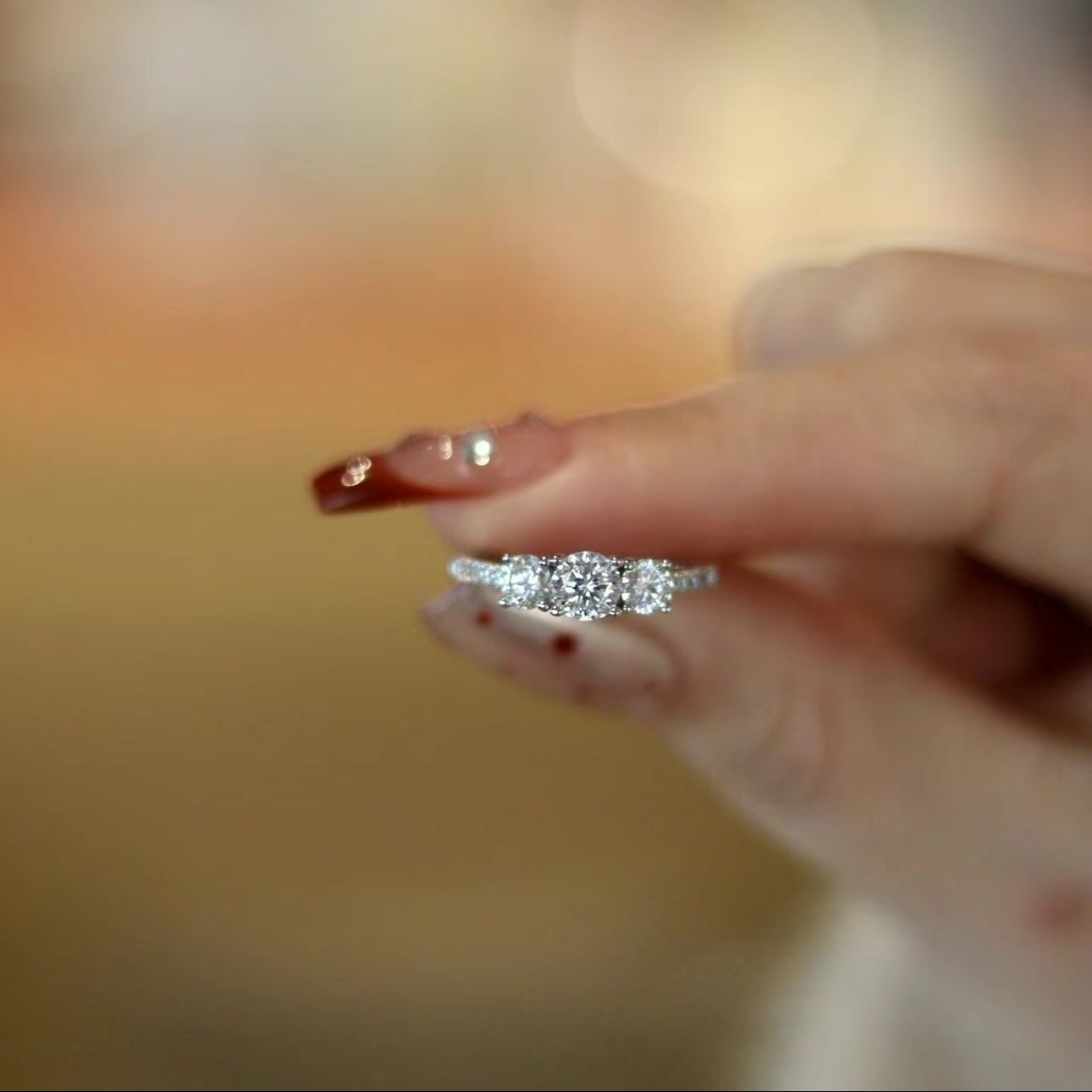 Trilogy Ring Set | Sterling Silver