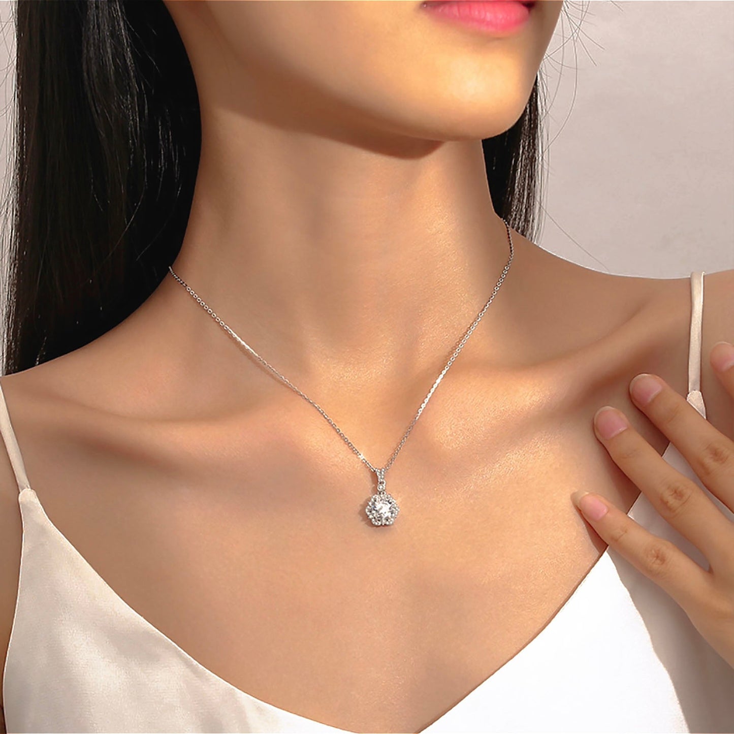 Elina Necklace | Sterling Silver