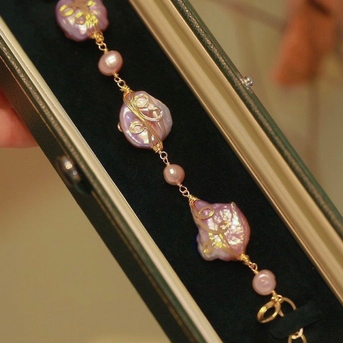Luciana Pearl Bracelet｜18k Gold Plated