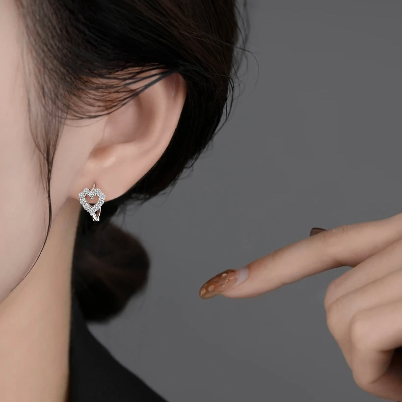 Heart Earrings | Sterling Silver