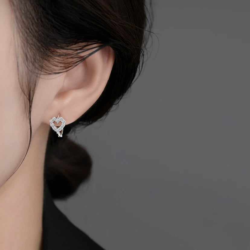 Heart Earrings | Sterling Silver