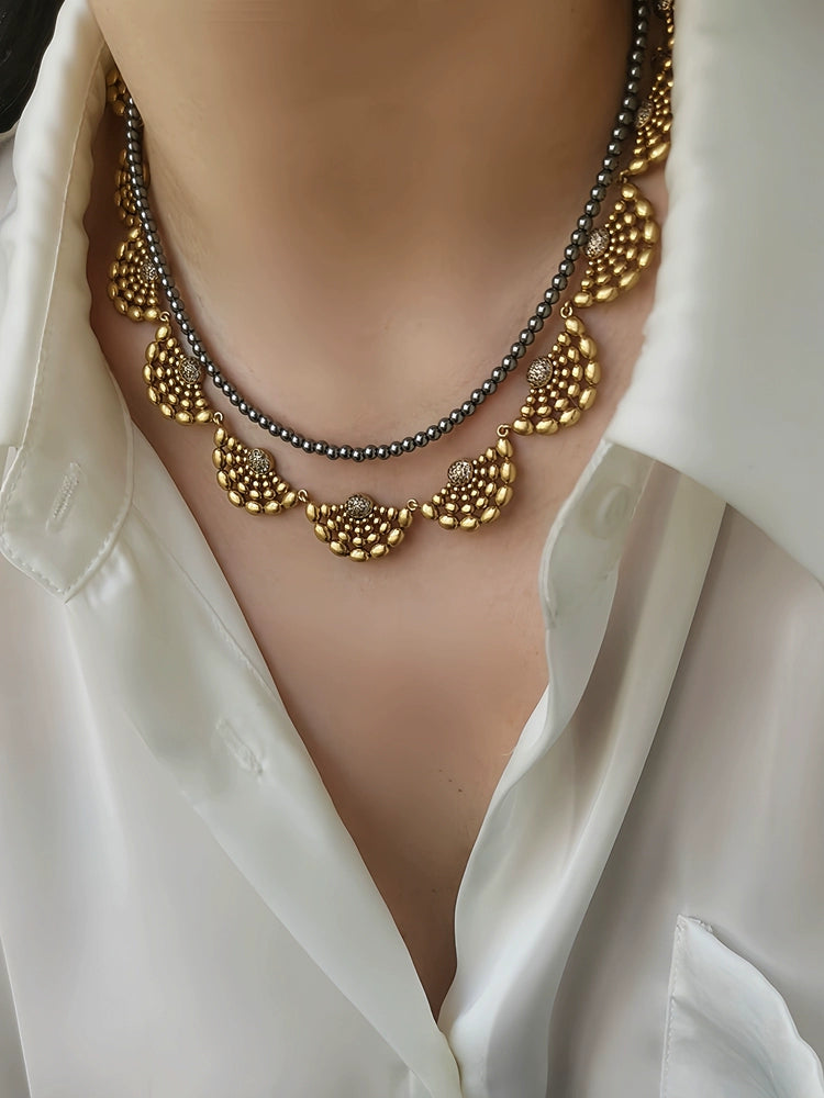 Eloise Necklace Set | 24k Gold Plated