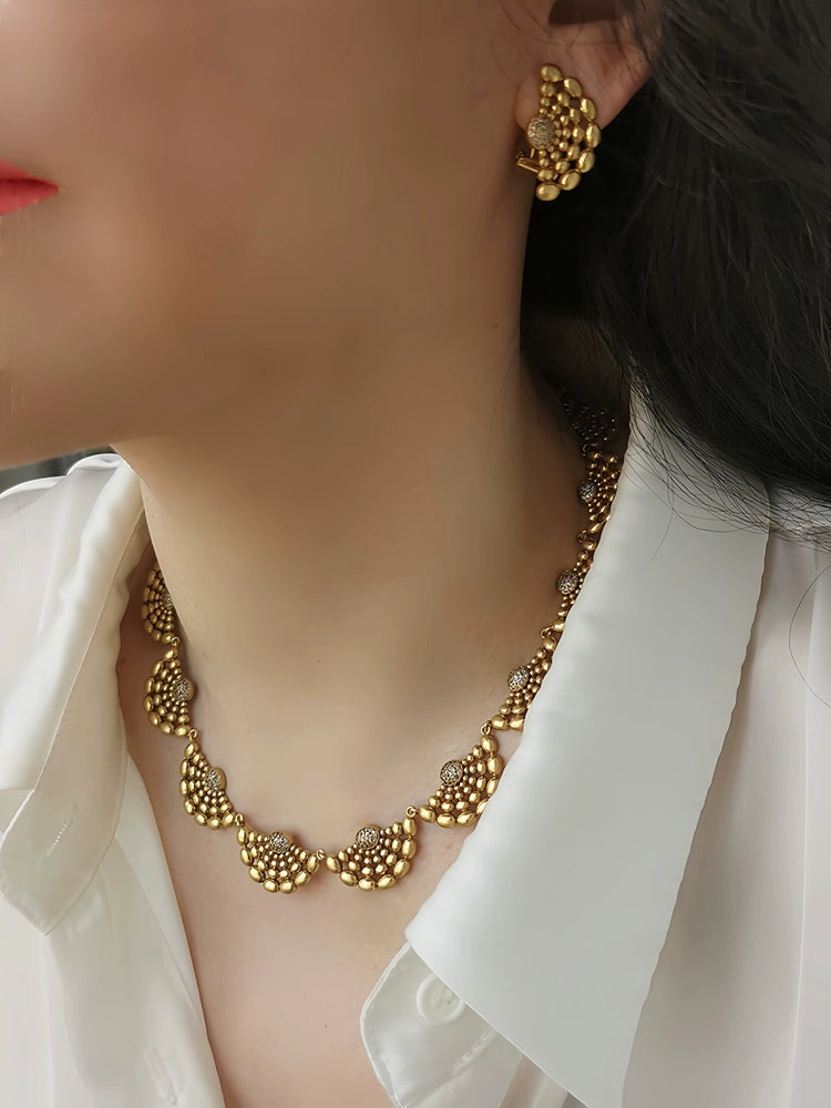 Eloise Necklace Set | 24k Gold Plated